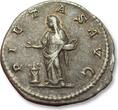 ROMAN EMPIRE AR silver antoninianus circa 218-220 A.D. Julia Maesa, Rome mint - scarce, only antoninianus type struck for her - VF+ / EF-steelgrey toning with hints of gold irrid