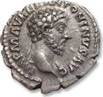 ROMAN EMPIRE AR silver denarius circa 161-162 A.D. Marcus Aurelius, Rome mint - PROV DEOR TR P XVI COS III Providentia - VF+ / EF-light steelgrey toning, some scratches on