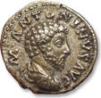 ROMAN EMPIRE AR silver denarius circa 161-162 A.D. Marcus Aurelius, Rome mint - with cuirassed bust = very rare variety - VF+