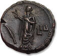 ROMAN EMPIRE BI tetradrachm circa 266-267 A.D. Cornelia Salonina, Alexandria dated RY 14 - Ex Busso Peus Auktion 323, nov 1988 EF / EF+ nearly as minted, beautifully toned