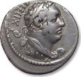 ROMAN REPUBLIC AR denarius 56 B.C. Faustus Cornelius Sulla, Rome VF+ lightly toned, couple of scratches on obverse,