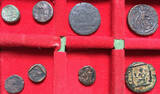 ANCIENT GREECE circa 350-50 B.C. Group of 8 coins: different city states and denominations
