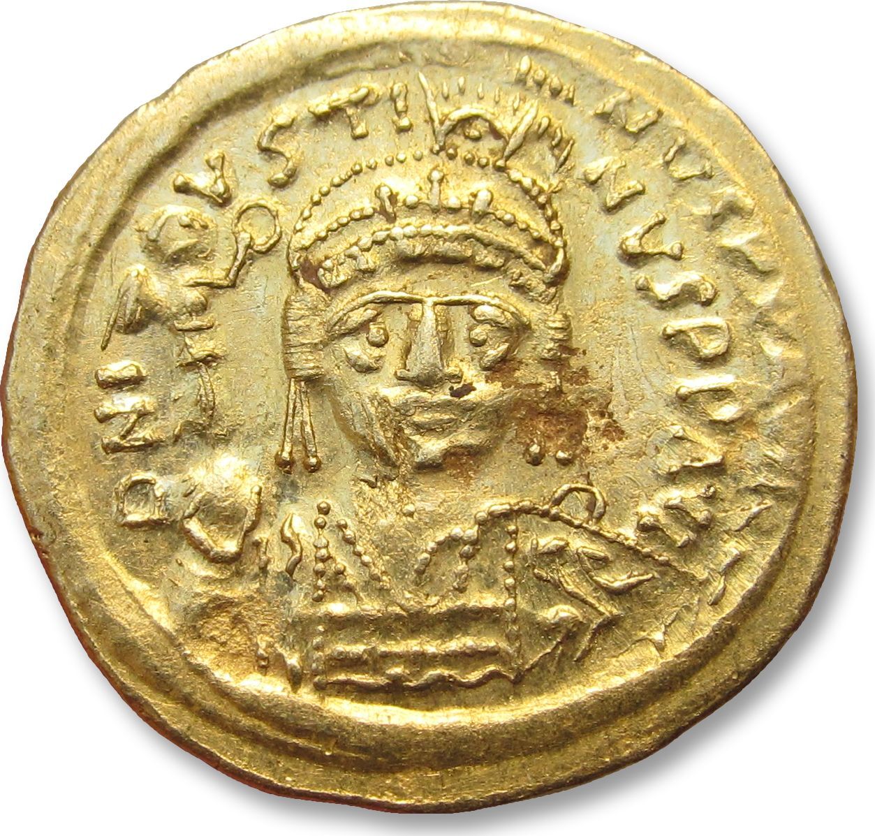 シルバー ゴールド アンティークコイン Byzantine Justin II AV