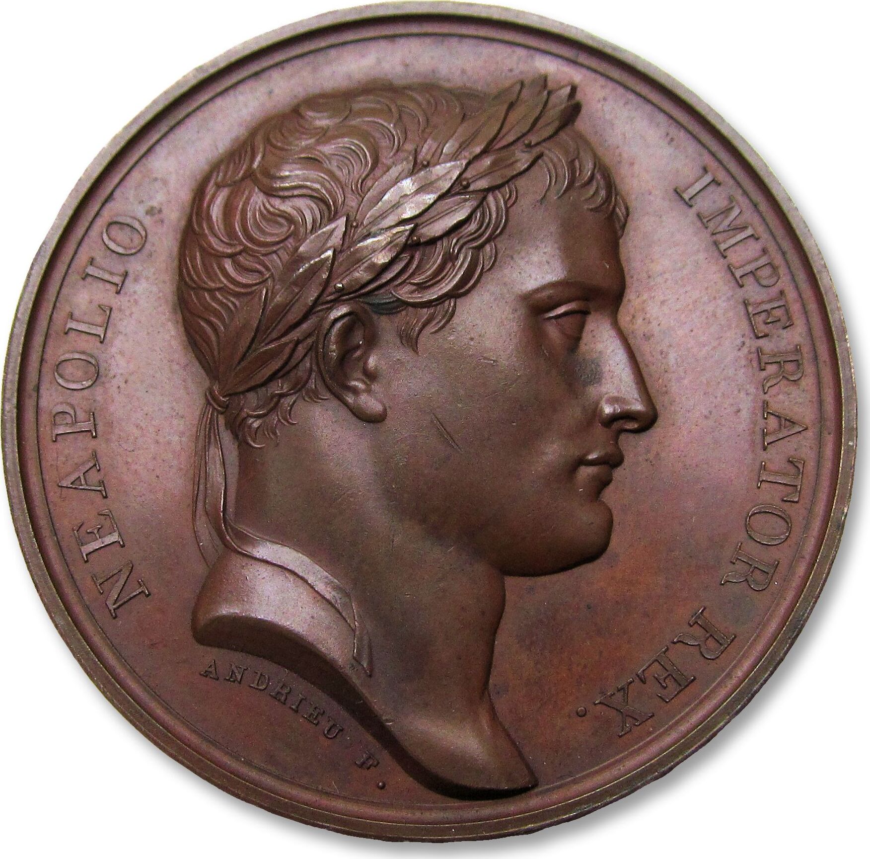 FRANCE - PREMIER EMPIRE AE 40mm commemorative medal 1806