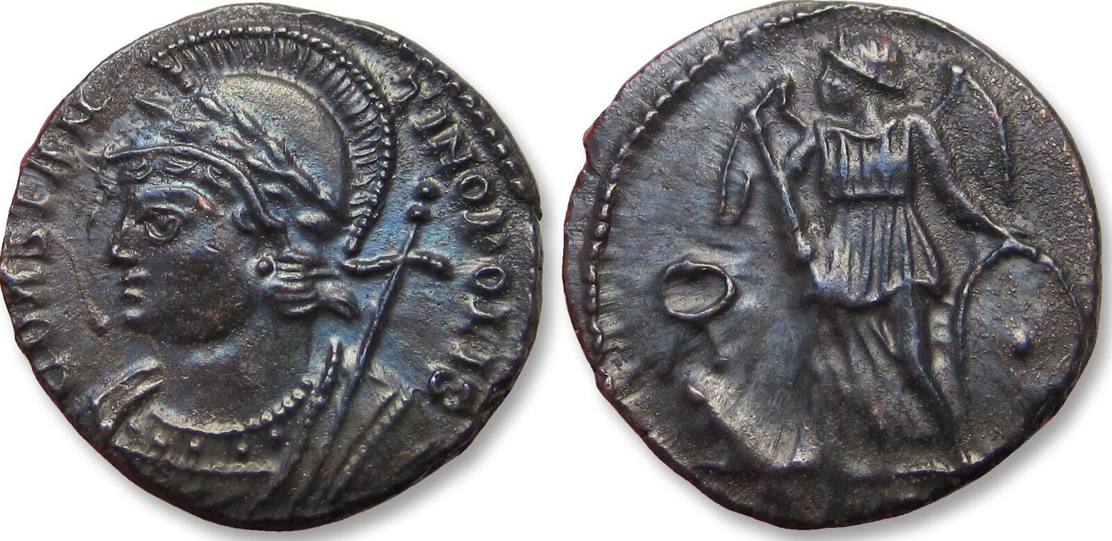 ROMAN EMPIRE AE follis 334-335 A.D. Constantine I the Great, Treveri ...