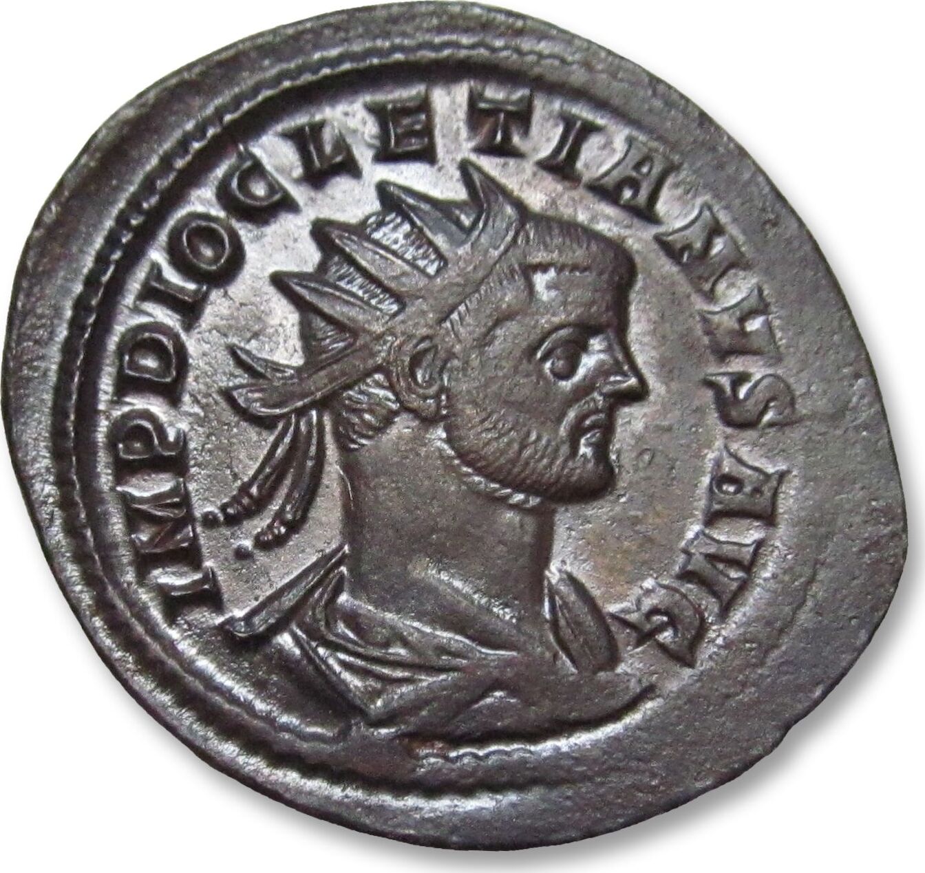 ROMAN EMPIRE Silvered antoninianus 285-286 A.D. Diocletian ...