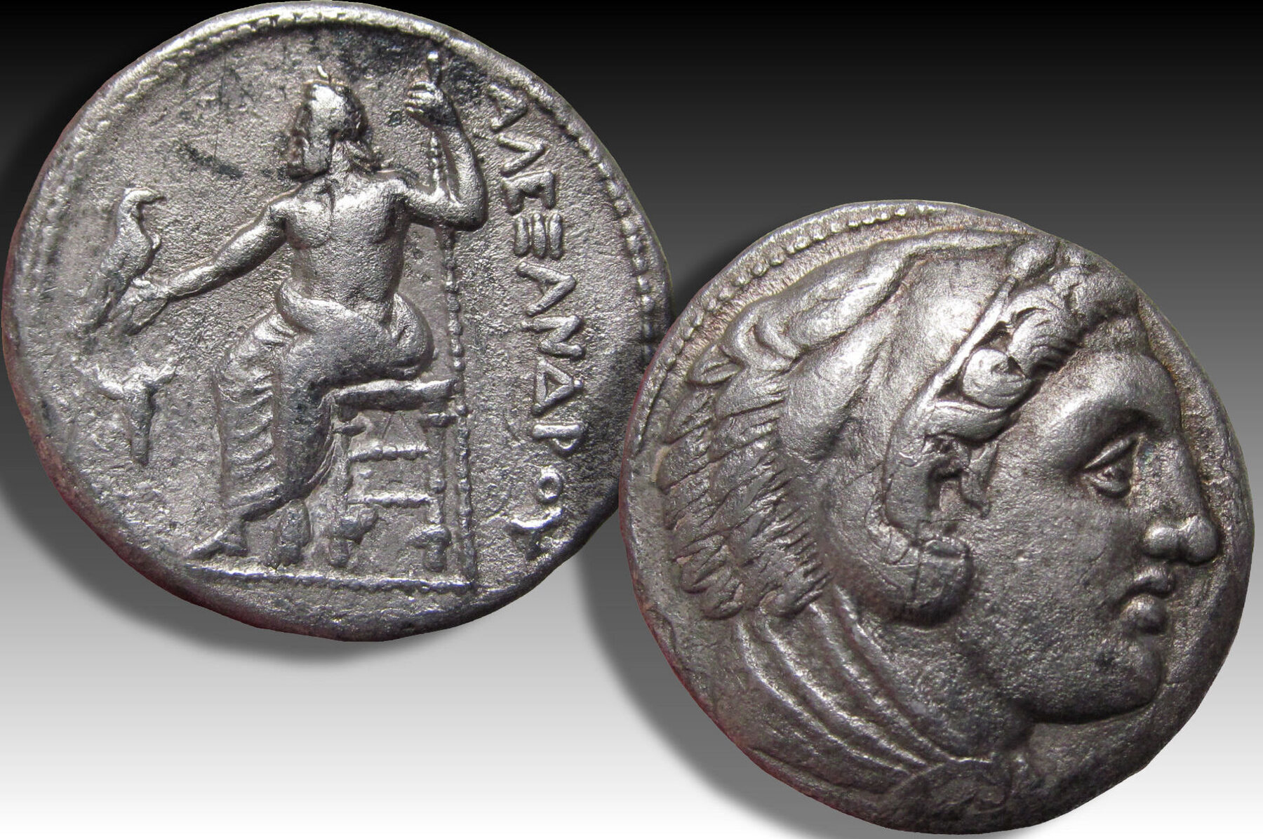 ANCIENT GREECE AR tetradrachm circa 336-323 B.C. KINGS OF MACEDON
