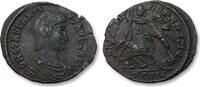 ROMAN EMPIRE AE (silvered) follis / nummus Constantius Gallus, unsure mint.....Constantinople (?) - mintmark PCON (?) - -