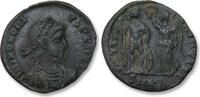 ROMAN EMPIRE AE follis / nummus Honorius, Cyzicus mint - VIRTVS EXERCITI - mintmark SMKB - -