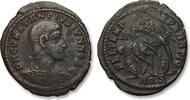 ROMAN EMPIRE AE (silvered) maiorina or follis Constantius Gallus as Caesar, Aquileia mint - rare/scarce cointype -