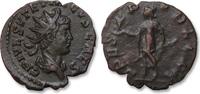 ROMAN EMPIRE AE antoninianus Tetricus II as Caesar, Trier or Cologne mint - SPES PVBLICA - sharp portrait -