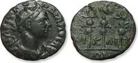 ROMAN EMPIRE AE 18mm provincial coin Gordian III, Bithynia, Nicaea - variety with 3 military standards - -