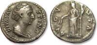 ROMAN EMPIRE AR silver denarius after 141 A.D. DIVA Faustina I Senior, R... 74.51 US$  +  24.45 US$ shipping