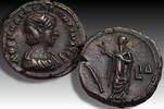 BI tetradrachm circa 266-267 A.D. ROMAN EMPIRE Cornelia Salonina, Alexandria dated RY 14 - Ex Busso Peus Auktion 323, nov 1988 EF/EF+ nearly as m...