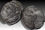 BI antoninianus circa 268 A.D. ROMAN EMPIRE Postumus, Treveri or Cologne mint - extremely rare issue - note: broken/glued VF/VF+ small part broke...