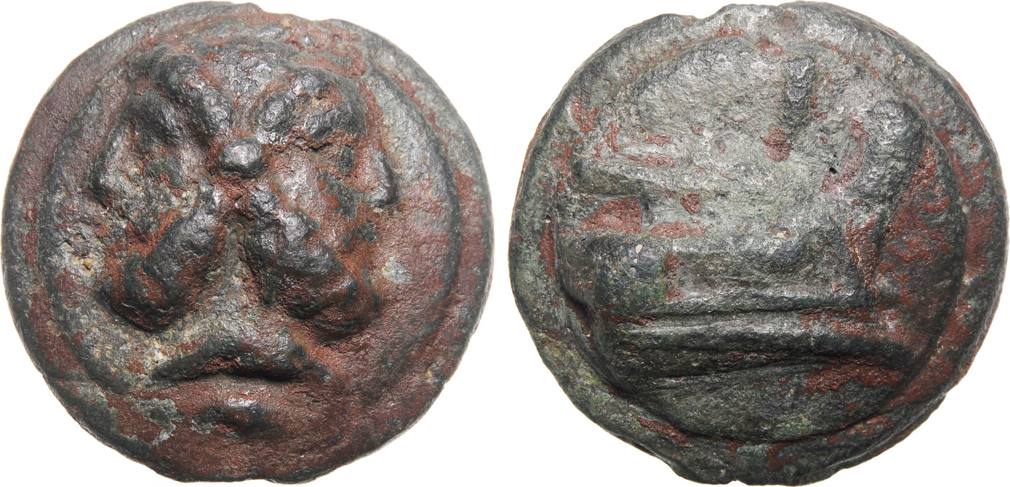 Roman Republic Ae; Aes Grave 225-217 BC. AE AES Grave AS anonymous