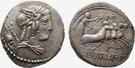 Roman Republic  denarius 85 BC. Almost vz