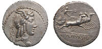 Roman Republic denarius 85 BC. L.Julius Bursio vz 326.00 US$309.70 US$  +  40.75 US$ shipping