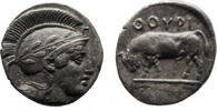  triobolo 443-425 BC Griekse munten Lukania Thurium Thourioi exf 500,00 EUR + 18,00 EUR kargo