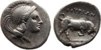  triobolo 400-350BC Griekse munten Lukania Thurium Thourioi neredeyse exf 190,00 EUR + 18,00 EUR nakliye