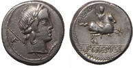 Roman Republic Pub.Crepusius Ar.denarius 82BC. good VF