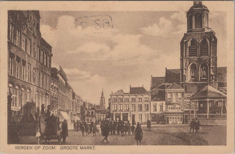 Postcards BERGEN OP ZOOM - Groote Markt | MA-Shops