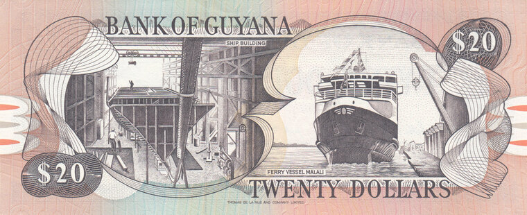 GUYANA P.27 - 20 Dollars ND 1989 UNC | MA-Shops