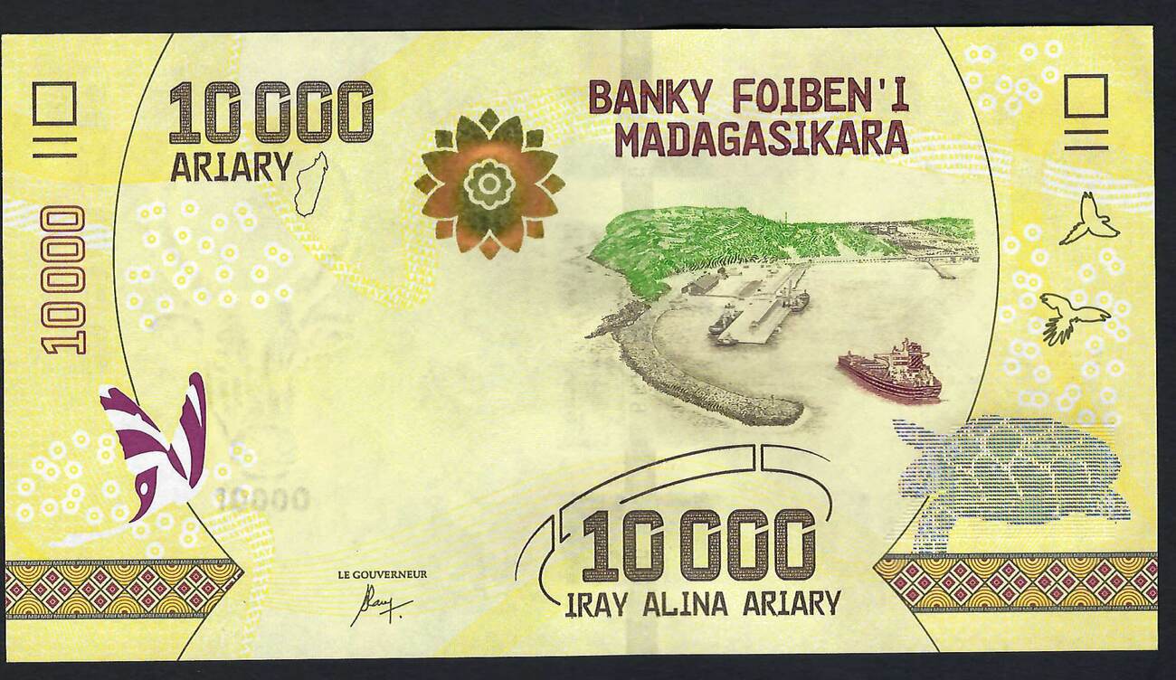 Madagascar 10000 Ariary 2017 Banky Foiben'I Madagasikara P.GEM UNC