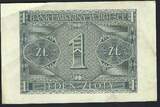 Pologne / Poland 1 Zloty 01/08/1941 Bank Emisyjny W Polsce serie BC VF