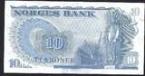 Norvège / Norway / Norge 10 Kroner 1982 Norges Bank VF