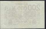 Allemagne / Deutschland / Germany 200000 Mark 09/08/1923 Reichsbanknote F.VF+