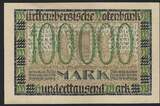 Wurttemberg / Wuerttemberg 100000 Mark 15/06/1923 Württembergische Notenbank AU
