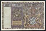 Baviere / Bayern / Bavaria 100 Mark 01/01/1922 Bayerische Banknote VF