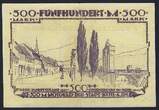 Allemagne / Deutschland / Germany 500 Mark 25/10/1922 Kehl Am Rhein VF+