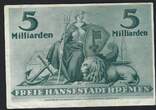 Allemagne / Deutschland / Germany 5 Milliarden Mark 20/10/1923 Bremen VF+