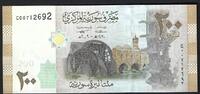 Syrie / Syrien / Syria 200 Pounds Central Bank of Syria -