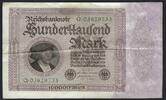 Allemagne / Deutschland / Germany 100000 Mark Reichsbanknote -