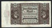 Allemagne / Deutschland / Germany 2 Millionen Mark Reichsbanknote -