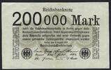 Allemagne / Deutschland / Germany 200000 Mark Reichsbanknote -