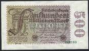 Allemagne / Deutschland / Germany 500 Millionen Mark Reichsbanknote -