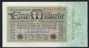Allemagne / Deutschland / Germany 1 Milliarde Mark Reichsbanknote -