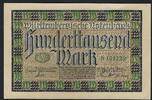 Wurttemberg / Wuerttemberg 100000 Mark Württembergische Notenbank -