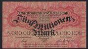 Wurttemberg / Wuerttemberg 5 Millionen Mark Württembergische Notenbank -