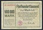 Allemagne / Deutschland / Germany 500000 Mark St Blasien -