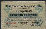 Allemagne / Deutschland / Germany 50 Pfennig Bad Hombourg -
