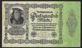 Allemagne / Deutschland / Germany 50000 Mark Reichsbanknote -