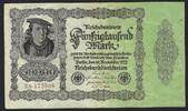 Allemagne / Deutschland / Germany 50000 Mark Reichsbanknote -