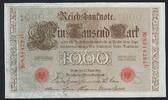 Allemagne / Deutschland / Germany 1000 Mark Reichsbanknote -