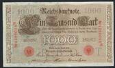Allemagne / Deutschland / Germany 1000 Mark Reichsbanknote -