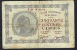 Sarre / Saarland 50 Centimes Mines domaniales de la Sarre série A -